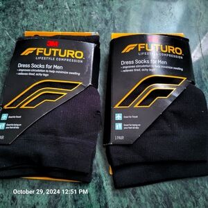 3M Futuro dress socks for men L (2 pairs)
